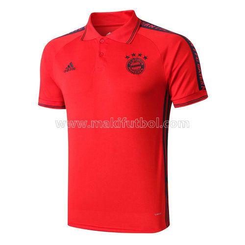 camiseta bayern munich polo 2019-20 rojo